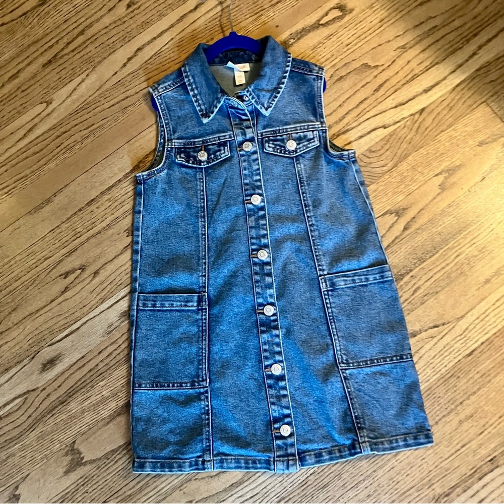 Cat & Jack Sleeveless Blue Denim Dress